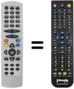 Télécommande équivalente RC2553