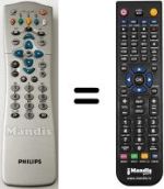 Télécommande équivalente Philips DSR2210-03