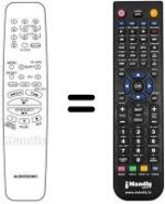 Télécommande équivalente RC302S