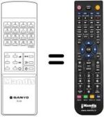 Télécommande équivalente RC305