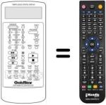 Télécommande équivalente RC400P