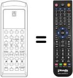 Télécommande équivalente RC43