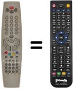 Replacement remote control Hitachi RC5010