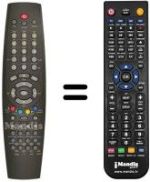 Télécommande équivalente ITT RC5011