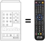 Replacement remote control Thomson RC5172