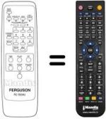 Télécommande équivalente RC5304U