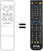 Télécommande équivalente RC57