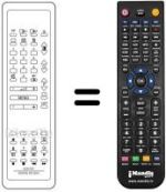 Télécommande équivalente RC5915