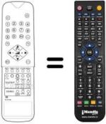 Télécommande équivalente United UTV8021X