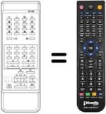 Télécommande équivalente RC658