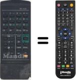 Télécommande équivalente RC700