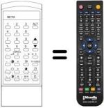 Télécommande équivalente RC711