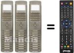 Télécommande équivalente RC800