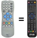 Télécommande équivalente REMCON594