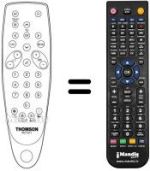 Télécommande équivalente Thomson 21053140