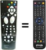 Télécommande équivalente Thomson 21016730
