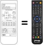 Replacement remote control Nec PX42