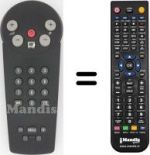 Télécommande équivalente REMCON1407