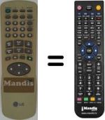 Télécommande équivalente REMCON342