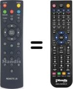 Replacement remote control Philips REMOTE 26
