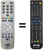 Télécommande équivalente JVC RM-C1502