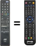 Télécommande équivalente JVC LT-32DP9BU