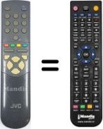 Replacement remote control JVC AV32WL1