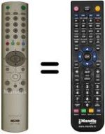 Replacement remote control RM-Y1101