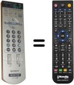 Télécommande équivalente Sony 1-478-991-13
