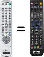 Télécommande équivalente Sony SLV-SE830B