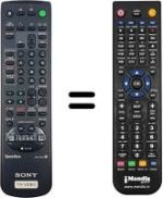 Replacement remote control Sony KV-14V6U