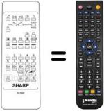 Télécommande équivalente Sharp RRMCG1021BMSA