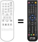 Télécommande équivalente Irradio MVH460SV