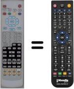 Télécommande équivalente Palladium TM64