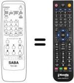 Replacement remote control REMCON1388