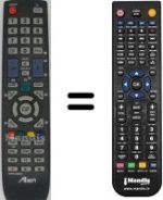Télécommande équivalente Samsung RMT-V5D