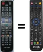Télécommande équivalente Samsung UE46D5500