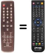 Télécommande équivalente REMCON532
