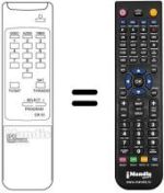 Télécommande équivalente REMCON1091