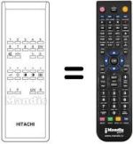 Télécommande équivalente Hitachi CPT1570
