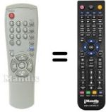Replacement remote control Samsung AA59-00104J