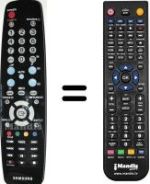 Replacement remote control Samsung LE52A550P1R/XUA