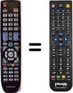 Télécommande équivalente Samsung RC-T8004