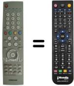 Télécommande équivalente Samsung SP42W4HPX
