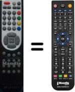 Télécommande équivalente Sansui TV191LED