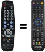 Télécommande équivalente Samsung BN5900676A
