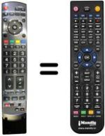 Télécommande équivalente REMCON579