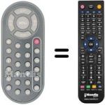 Télécommande équivalente REMCON990