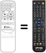 Télécommande équivalente REMCON1358