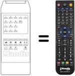 Télécommande équivalente REMCON383